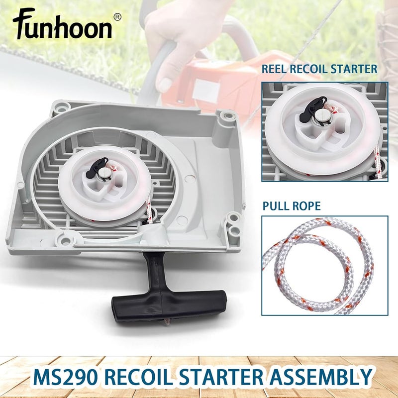 Funhoon 1127 080 2103 Recoil Starter Assembly for Stihl 029 039 MS290 MS310 MS390 Chainsaws - Image 5